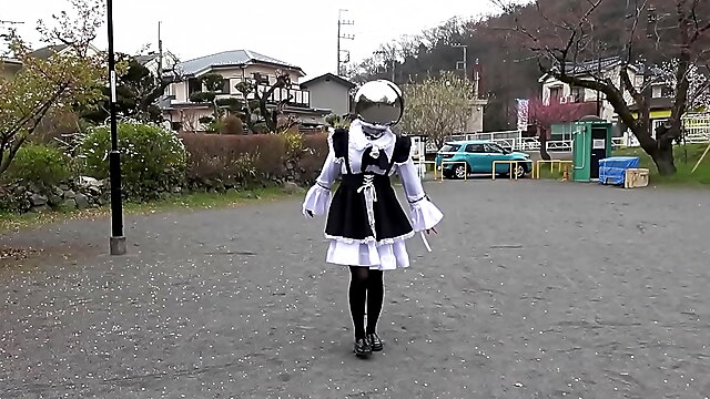 Iron mask, iron brandon, masked porn, maid fucking her, maid fetish
