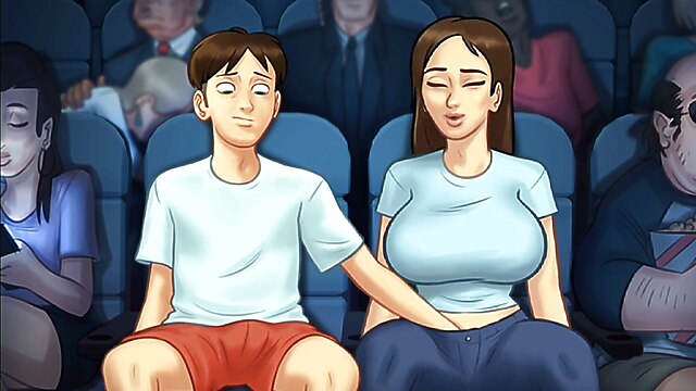 Sister fingering herself, orgasm watching cartoon video, summertime saga step sister, busty fingers herself, 3d hentai anime herself