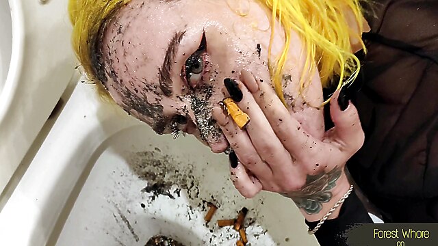 Feet and prolapse, facial humiliation fetish, anal fisting and throating, prolapse eat, extreme outdoor porn