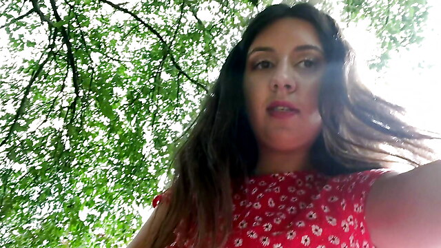 Walk watching porn, amateur brunette masturbation public teen, peeing no panties, public masterbation pee, walking in park