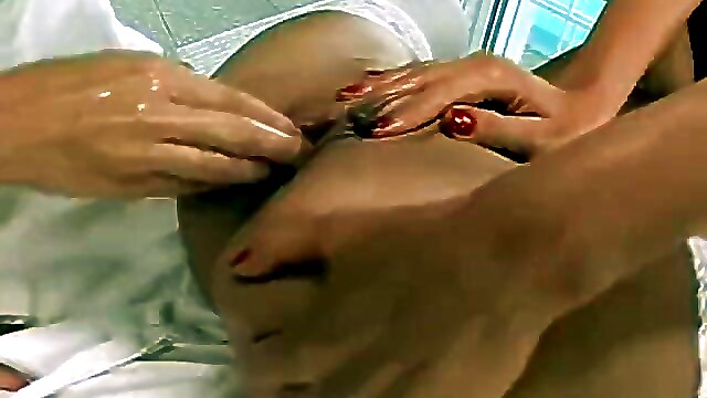 Oil lesbian fisting, foot on groin, hungarian lesbian girls, hungarian fisting, feet massage pornstar